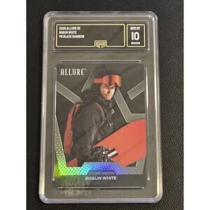 2025 Upper Deck Allure SE #6 Shaun White Black Rainbow GMA 10